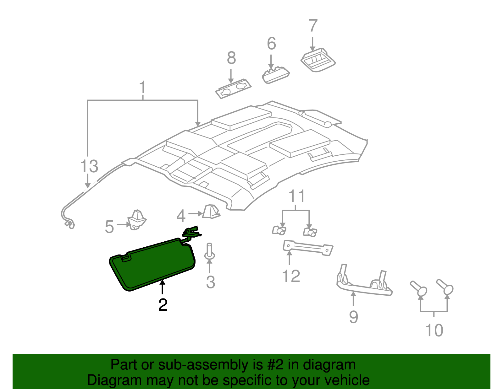 Sunshade, - GM (92208716)