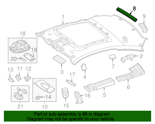 205-692-17-00 - Sound Absorber 2017-2023 Mercedes-Benz | Mercedes-Benz ...