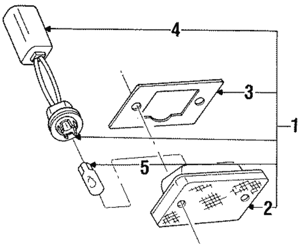 License Lamp - Ford (E9JY-13550-A)