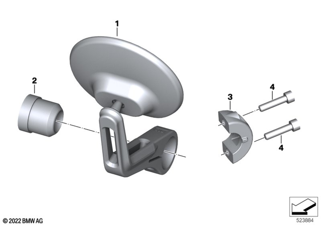51167924373 - Spacer Sleeve - Shadow 2020-2024 BMW-Motorrad | BMW  