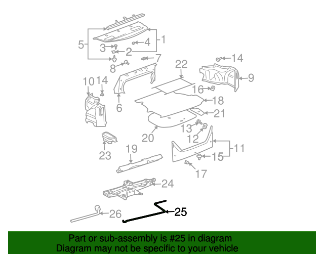 20022020 Toyota Floor Jack Handle 0911333010 Toyota Parts Center