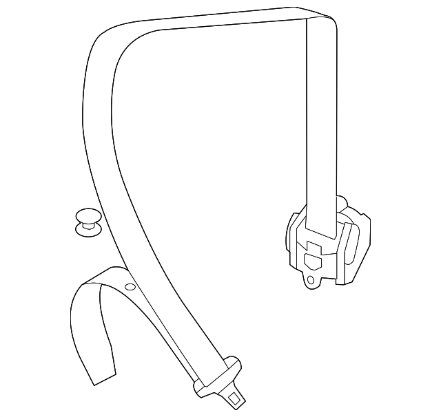 20102017 Audi Seat Belt Assembly 8F0857806CV04 XportAuto