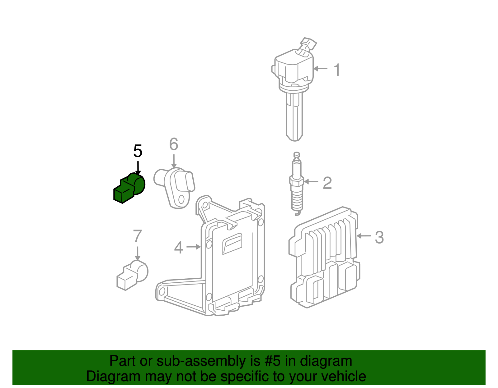 Engine Camshaft Position Sensor - GM (12576519)