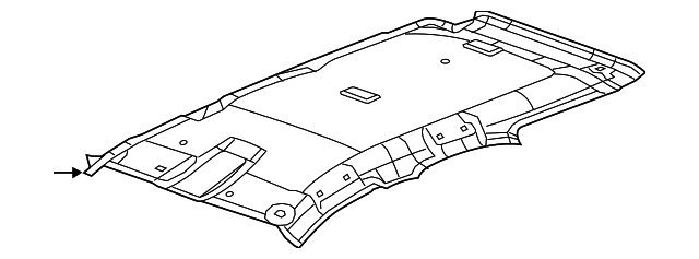 Titanium Headlining Trim Panel - GM (84433338)