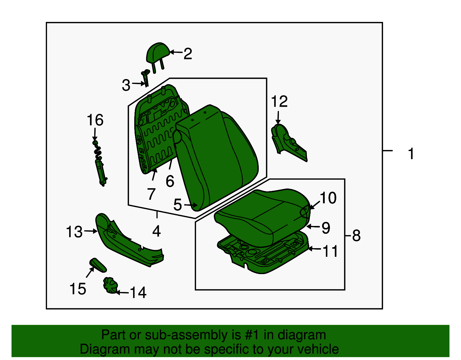 Seat - GM (96960056)