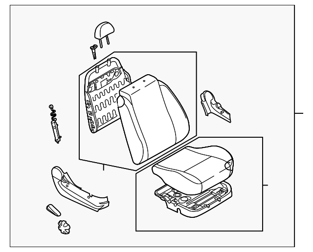 20072008 Chevrolet Aveo Seat Assembly 96891942 GM Parts Center