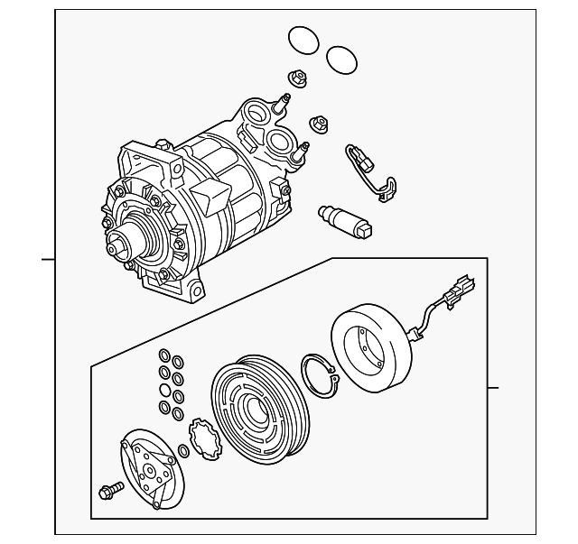 Genuine Compressor Assembly for 2018-2022 Volvo | Part