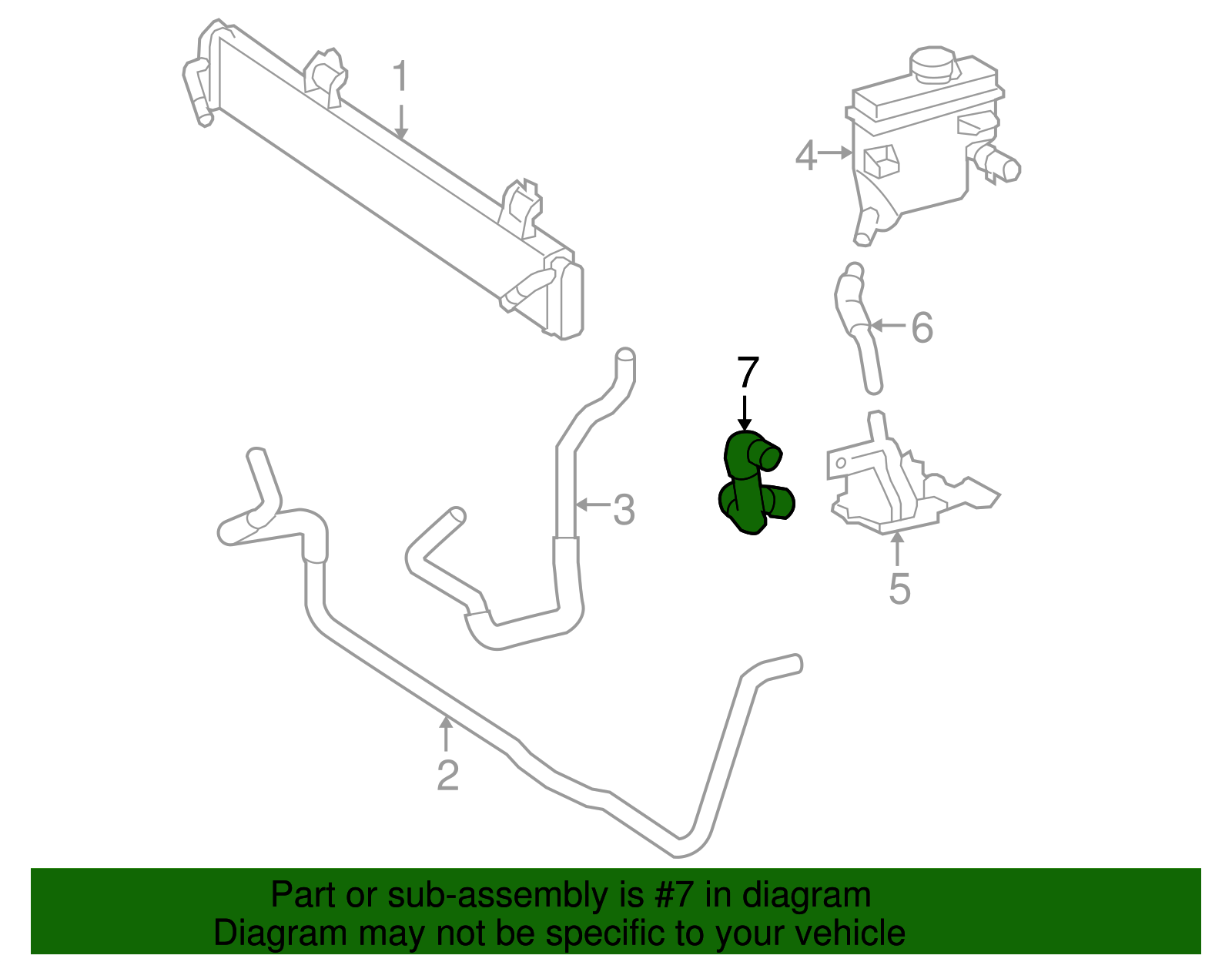 Drive Motor Inverter Coolant Line - Toyota (G9225-33040)
