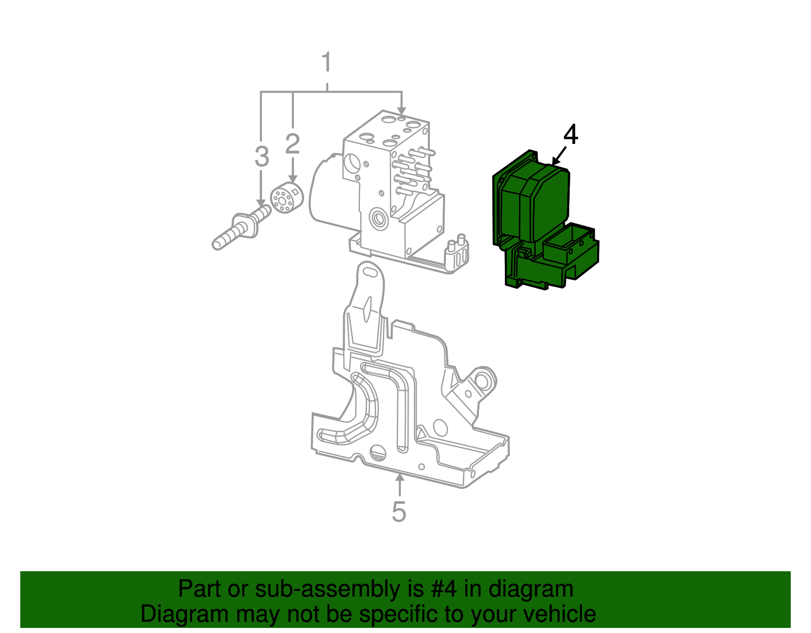 Module Assembly, Elek Brake Control      (Remanufactured) - GM (19302016)