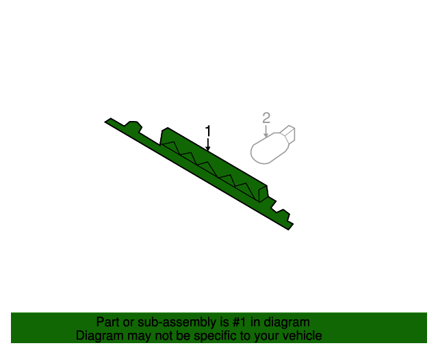 20072011 Ford High Mount Lamp 8T4Z13A613A QuirkParts