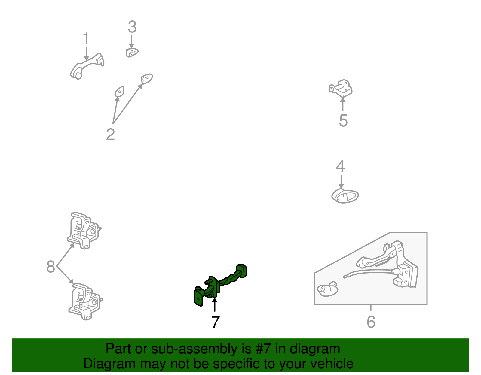 Check Arm - Ford (YL8Z-7823552-AA)