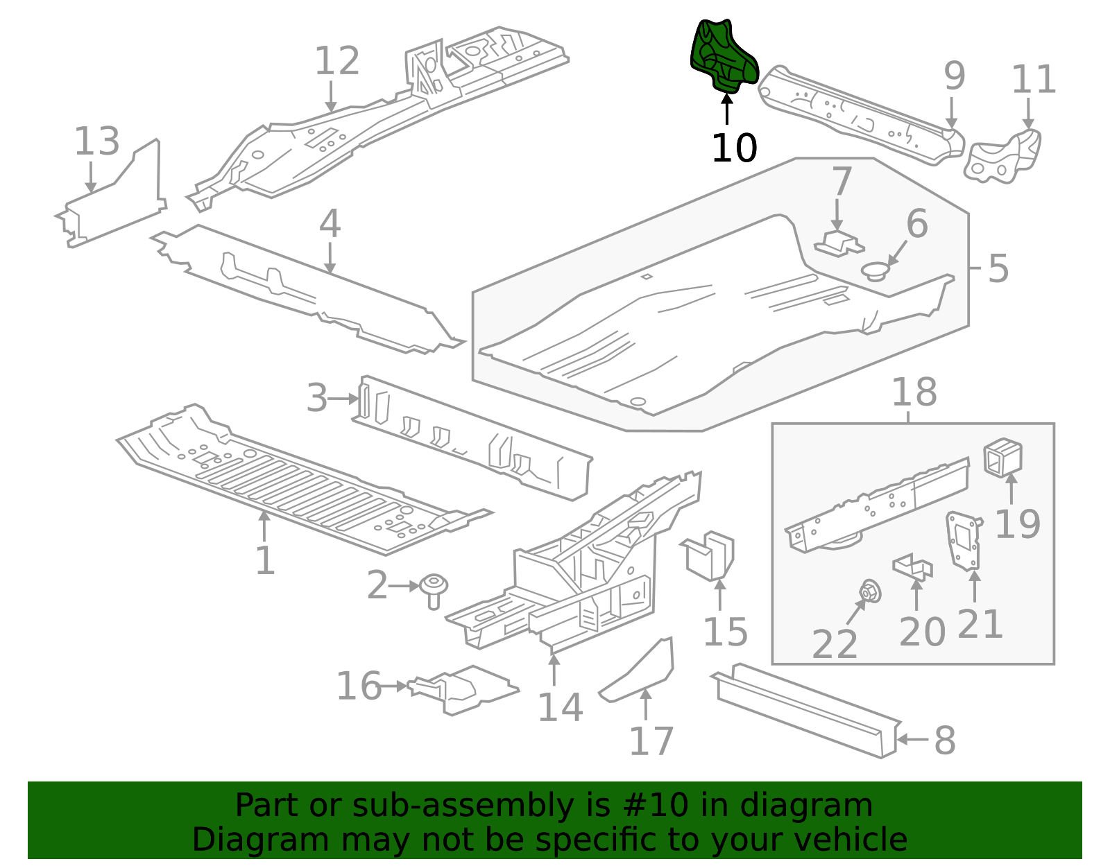 Cross-Member Extension - GM (84425032)