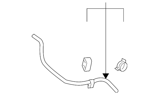 Reservoir Hose - Volkswagen (7L6-121-447-C)