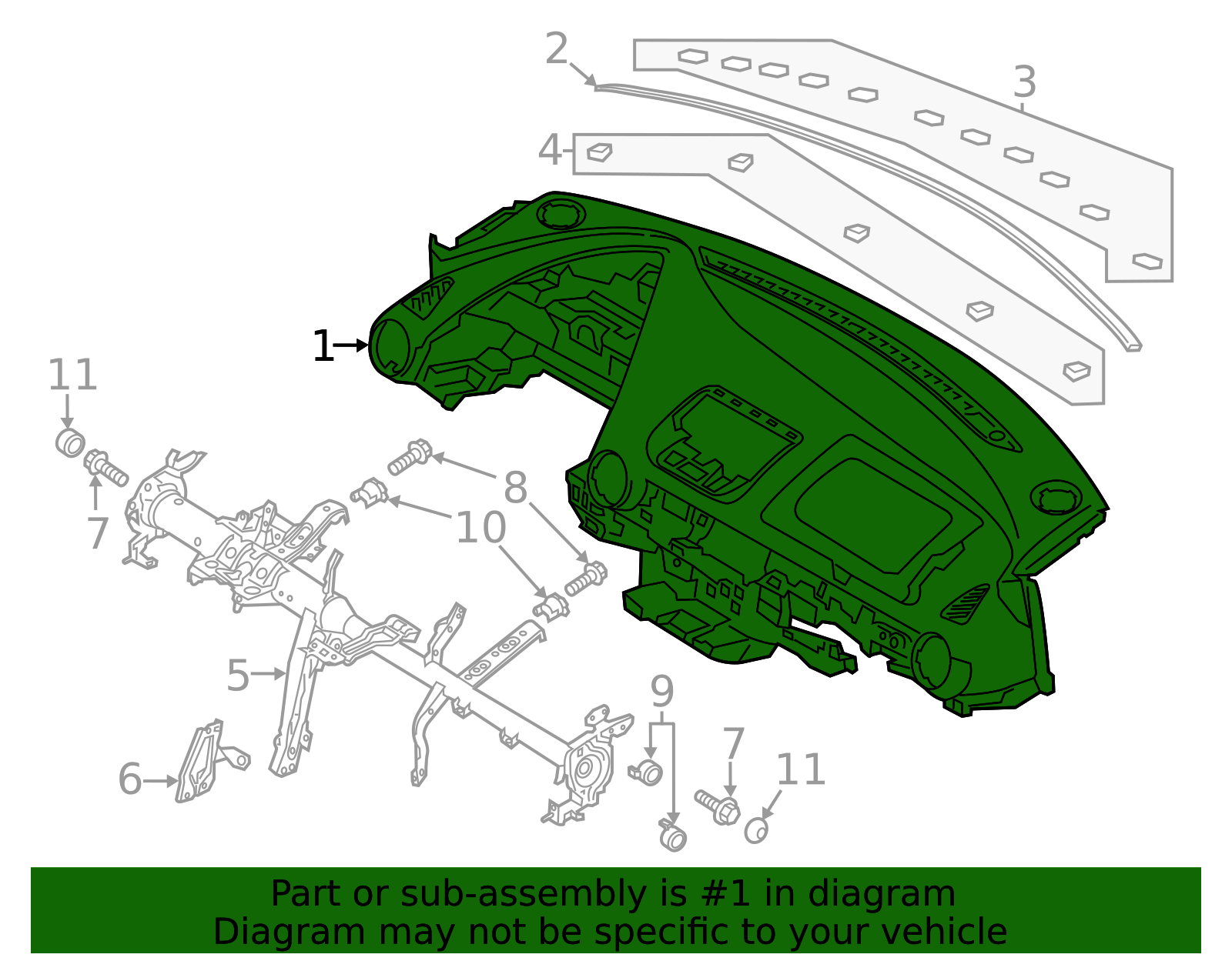 Instrument Panel - Scion (55302-WB001)
