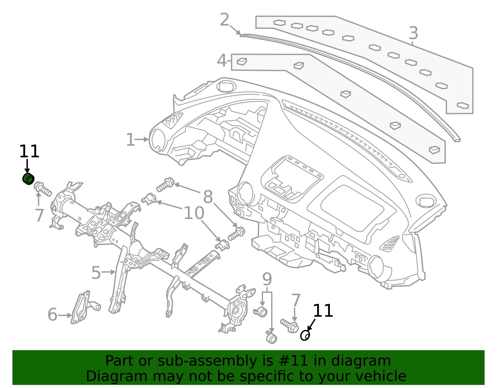 Reinforced Beam Cap - Scion (55458-WB001)
