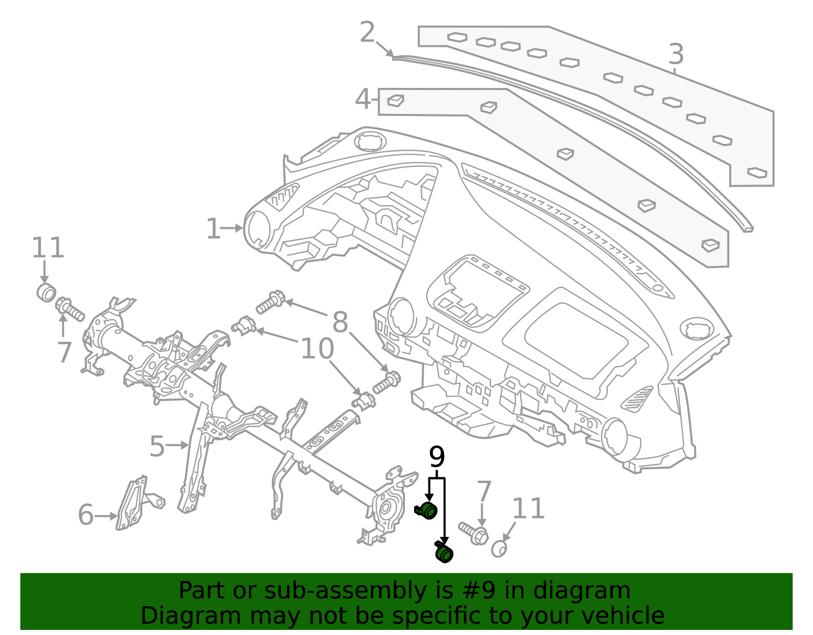 Reinforced Beam Spacer - Scion (55315-WB002)