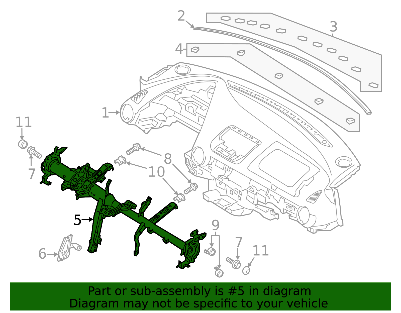 Reinforced Beam - Scion (55330-WB003)