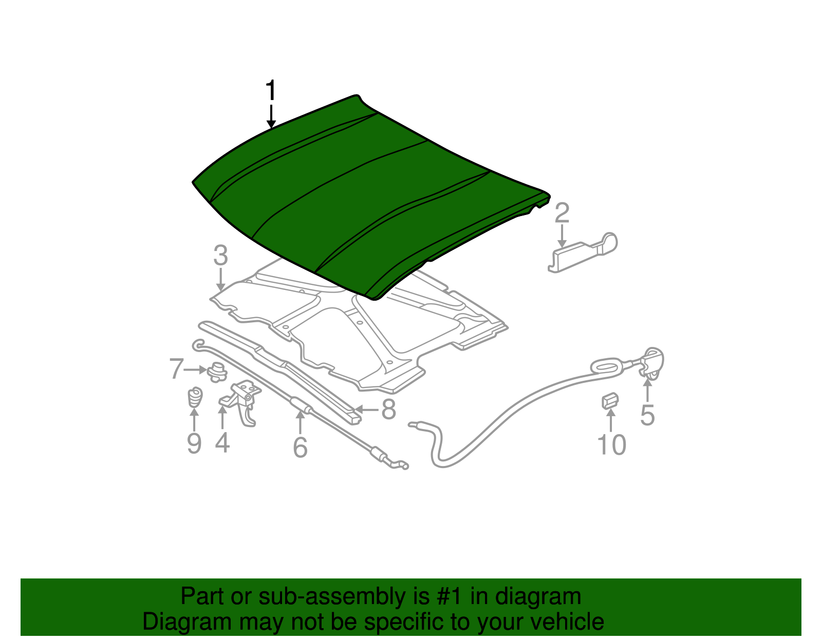 Hood Assembly &Z70 - GM (12478015)