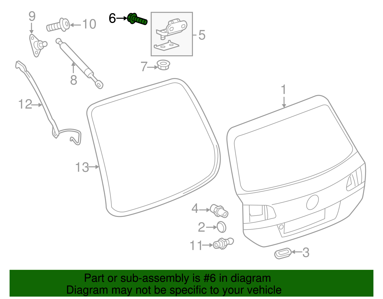 Hinge Bolt - Volkswagen (N-106-533-01)