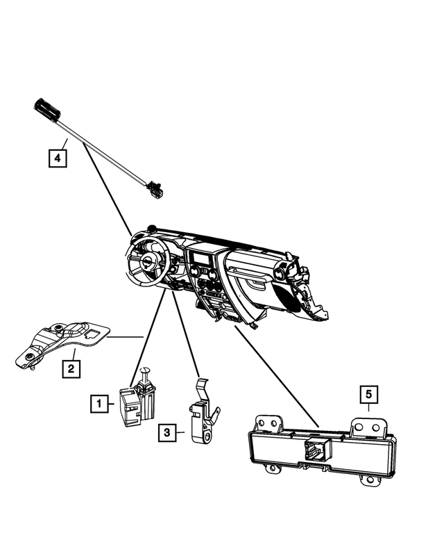 Jeep Hazard Switch Jeep Wrangler 4602694AH Jeeps Are Us