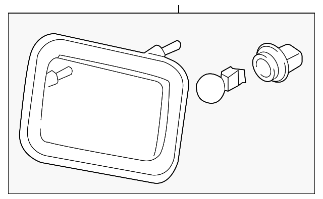 Passenger Side Parking and Turn Signal Lamp - GM (15060530)