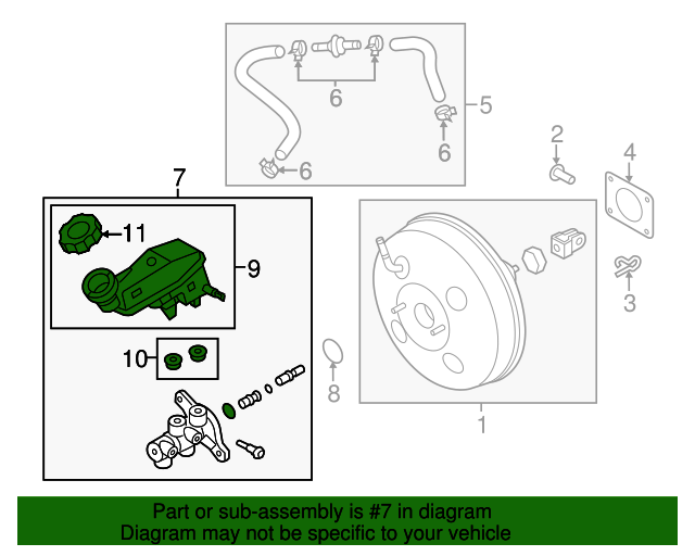 585101W200 Master Cylinder 20152017 Kia Rio My Kia Parts