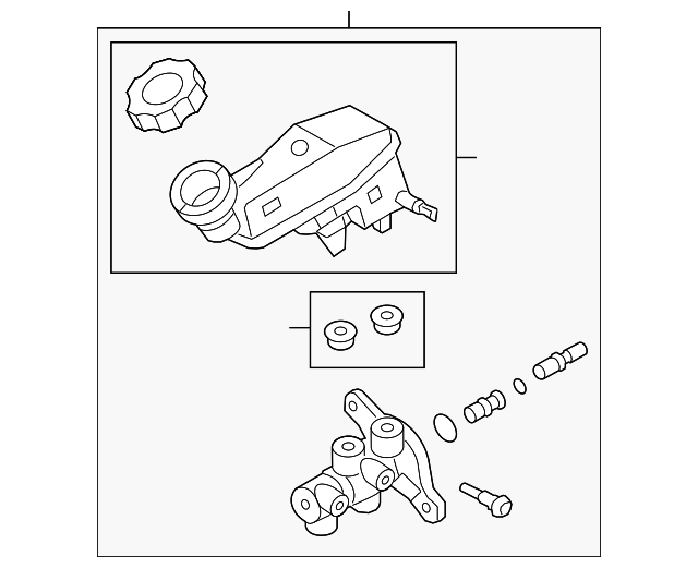 585101W200 Master Cylinder 20152017 Kia Rio My Kia Parts