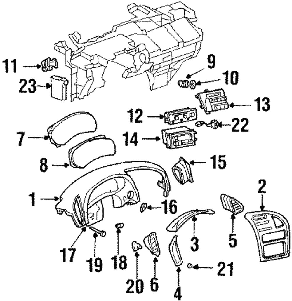 Ignition Lock Cylinder - GM (19258349)