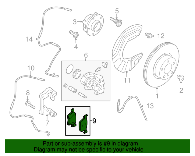 34106884492 20182021 BMW X3 Brake Pads (34106884492) BMW of