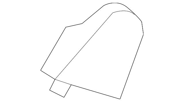Right Genuine Hyundai 88280-0A600-HZ Seat Cover Assembly Front