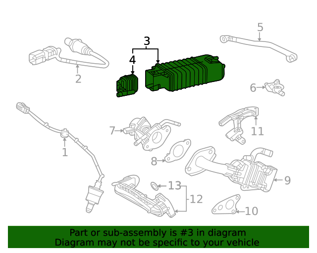 20212024 Toyota Sienna Vapor Canister 777400E140 Toyota Parts Center
