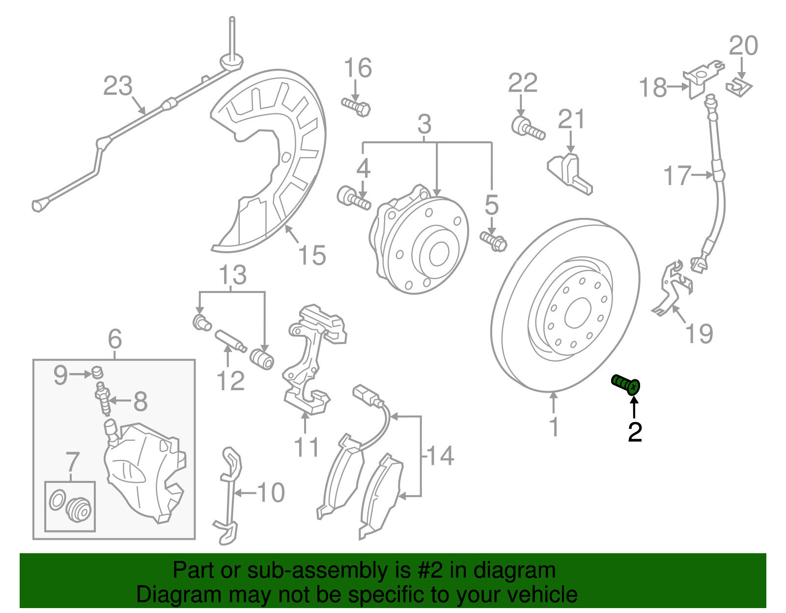 Rotor Screw - Volkswagen (N-106-483-01)