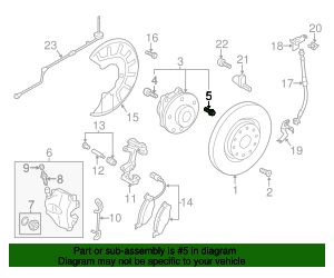 2005-2025 Volkswagen Axle Bolt WHT-005-437-A | OEM Parts Online