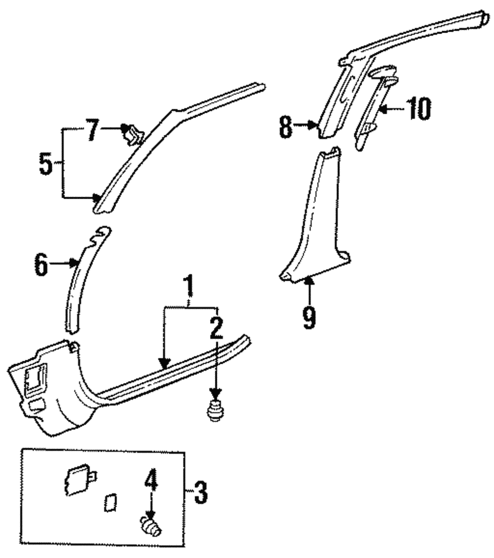 Hole Cover Clip - Toyota (90467-08149)