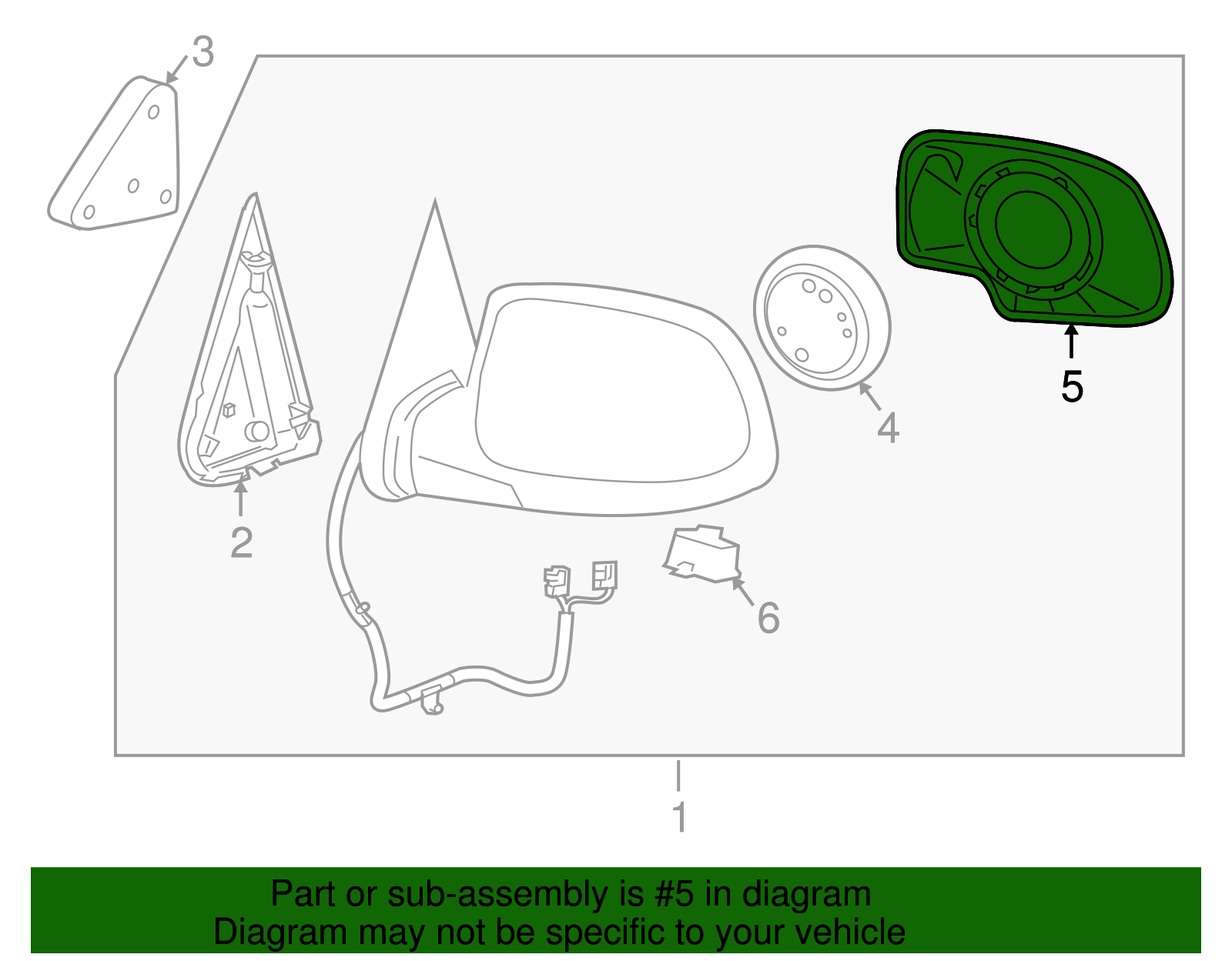 Mirror Glass - GM (88944393)