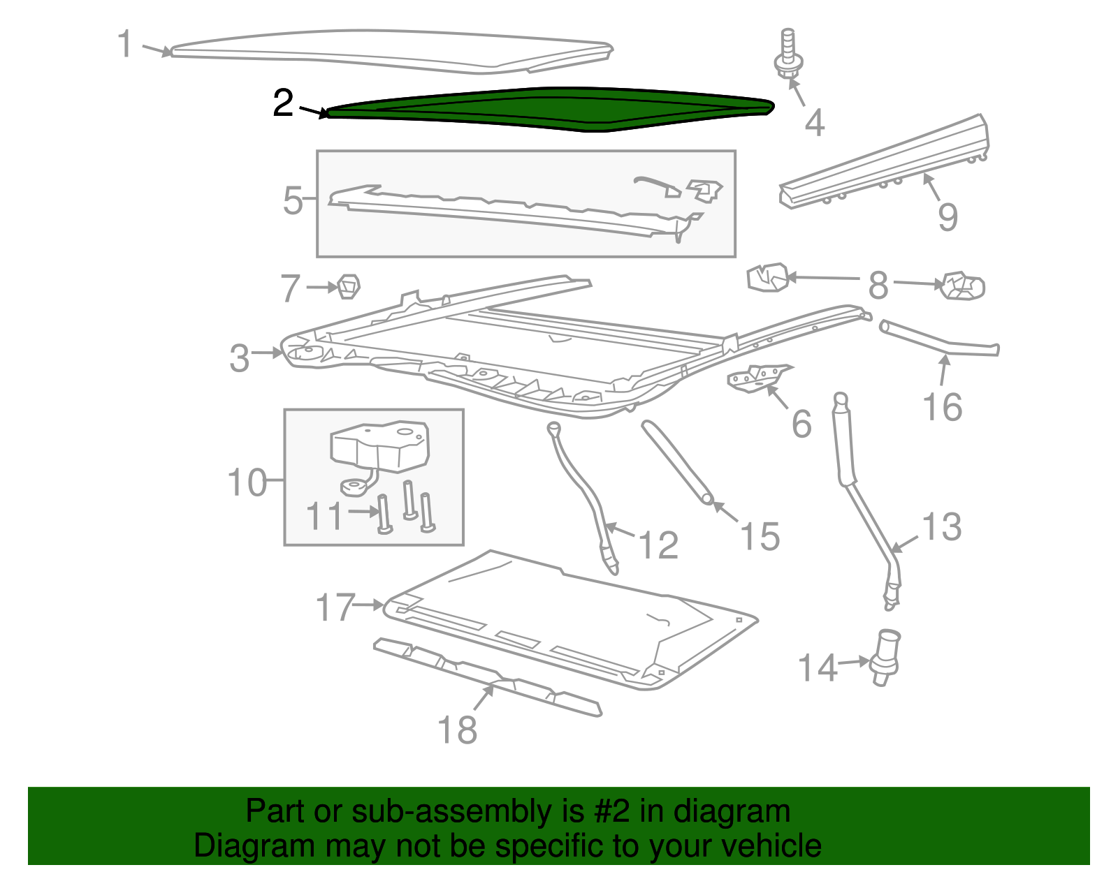 Weatherstrip - GM (92199669)