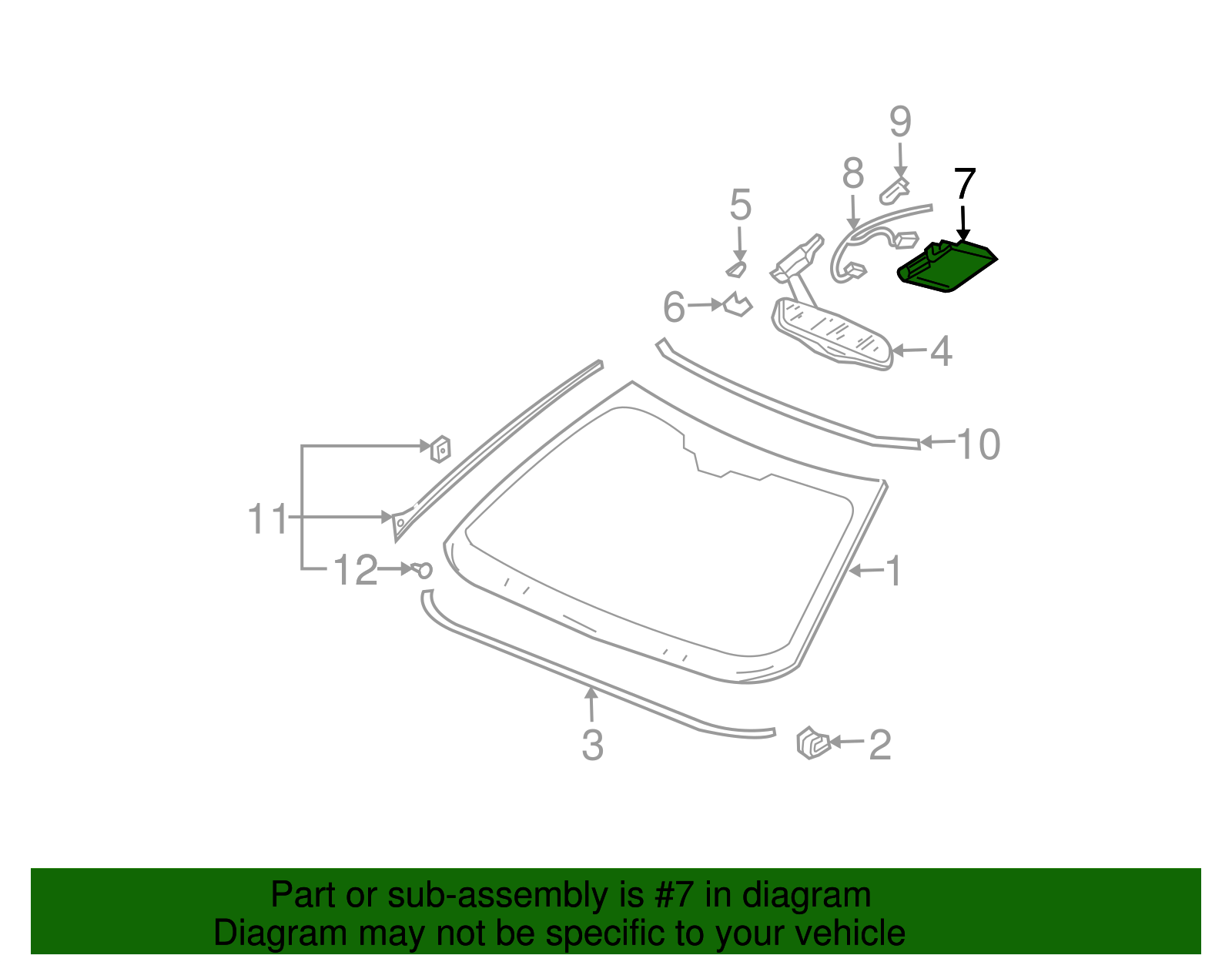 Rain Sensor - Buick (25741275)