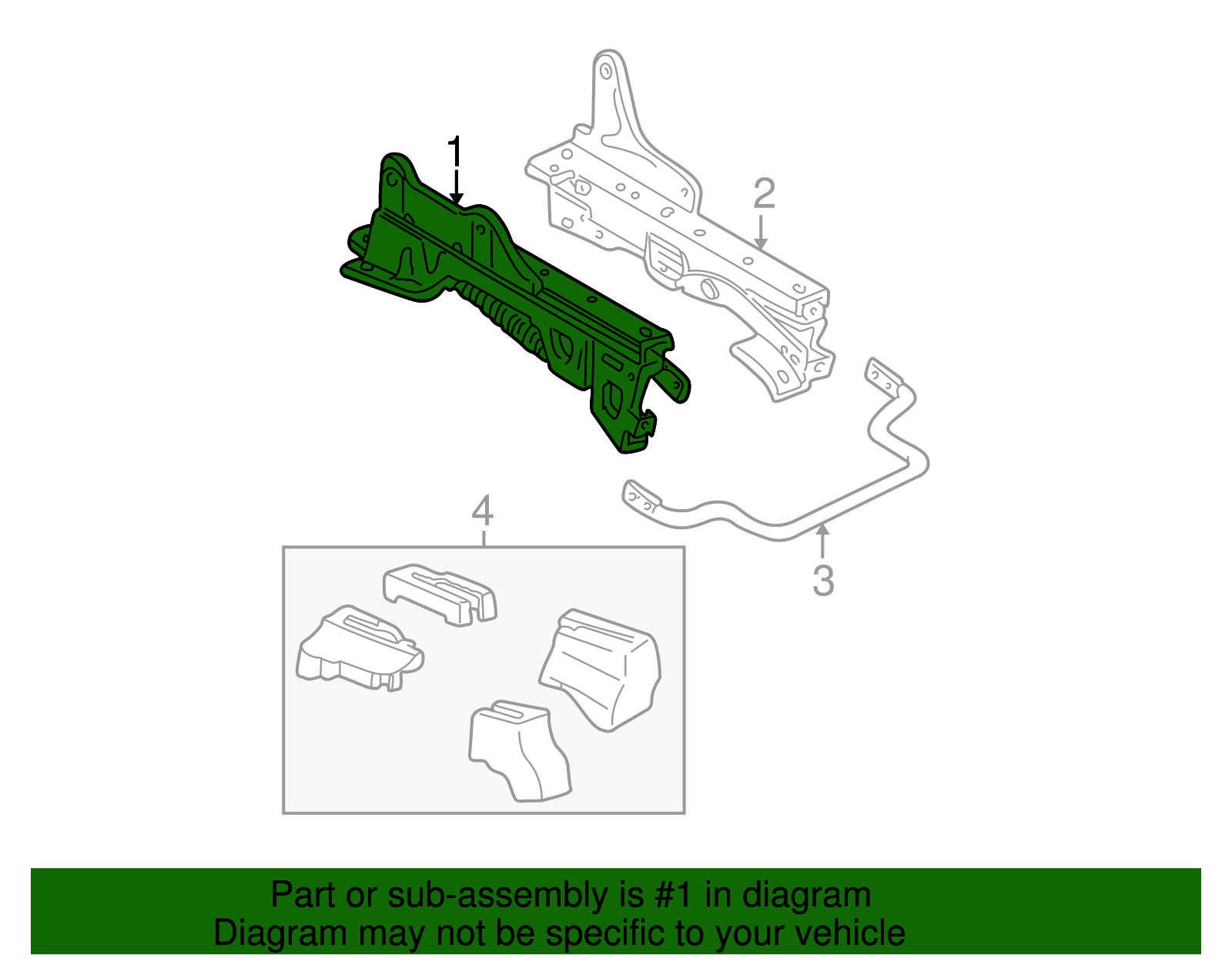 Seat Track - Ford (YF1Z-5461704-AA)