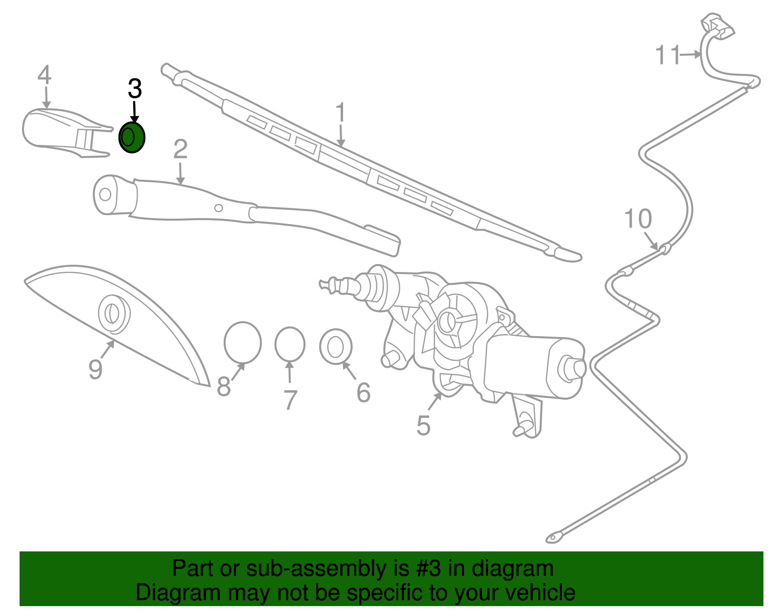 Nut, P/S Gr Pipe Clip Bracket - GM (94515099)