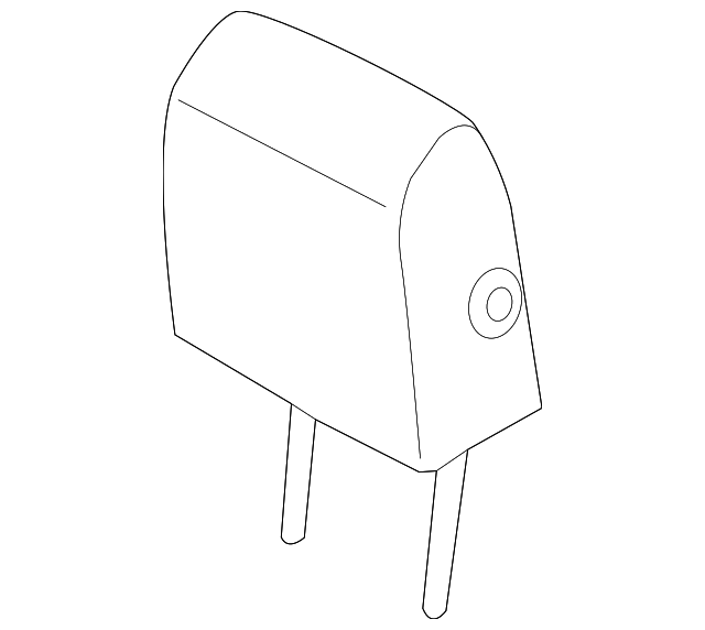 Headrest, Center - Ford (GJ7Z-78611A08-BC)