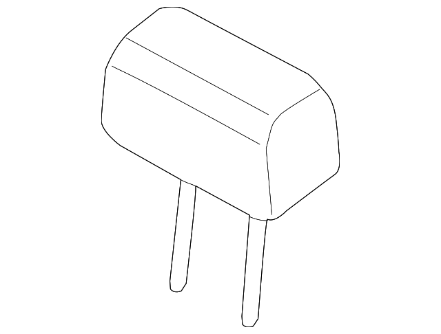 Headrest, Center - Ford (GJ7Z-78611A08-CC)