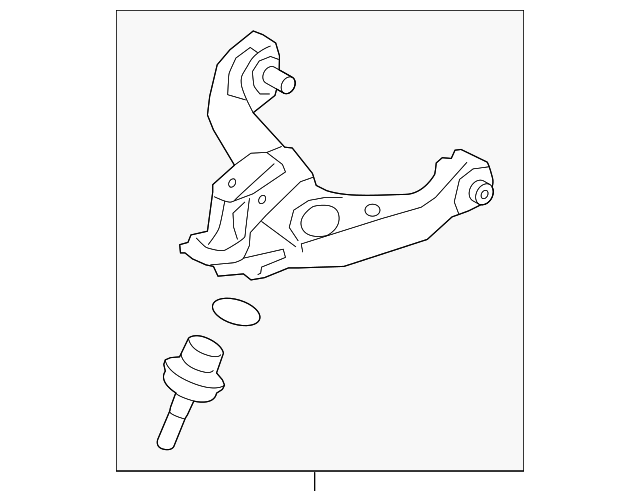 Genuine OEM Lower Control Arm Part ML3Z3078E Fits 20212023 Ford F