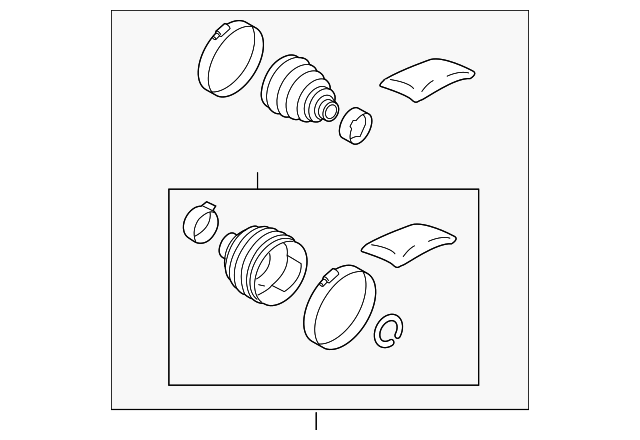 Boot Kit - Toyota (04427-08400)