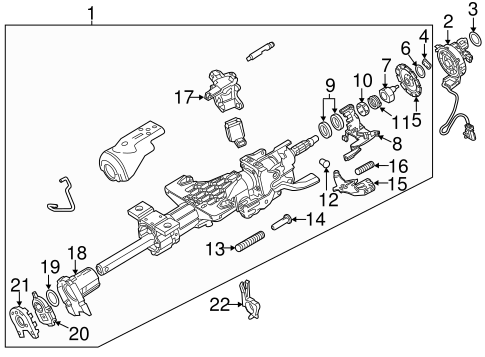 thumbnail image 2 of GM 84126499 Steering Column Tilt Wiper Blinker – For 2015 Chevy Suburban Tahoe Yukon 2 of 6