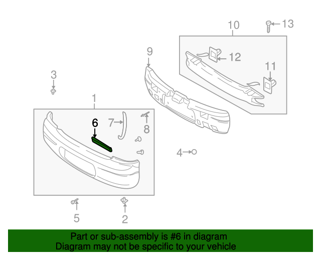 0K2BJ50170 License Plate Bracket 19982004 Kia Kia.Parts Store