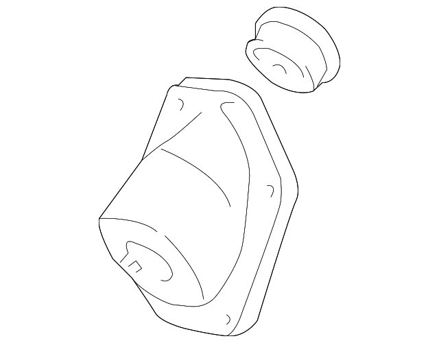 45025-35370 - Cover Housing - 2003-2009 Toyota | OEM Genuine  