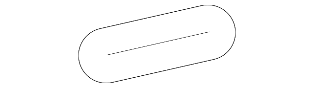 Passenger Side Roof Rear Drip Molding - GM (96660636)