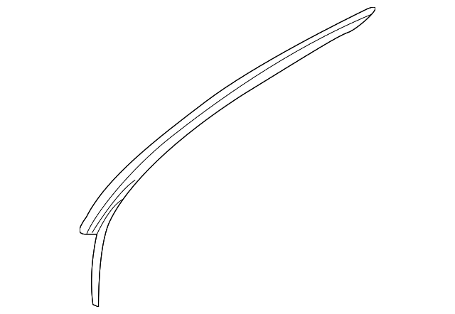 F (S)Weatherstrip - GM (92280412)