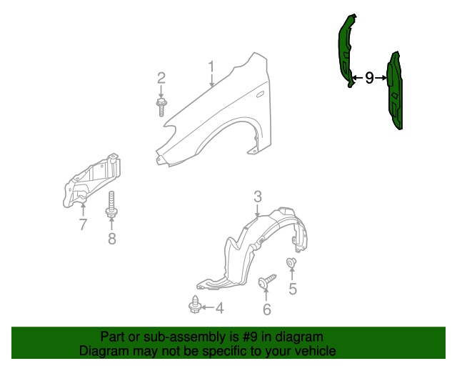 841262L000 Insulator 20092012 Hyundai Elantra World OEM Parts