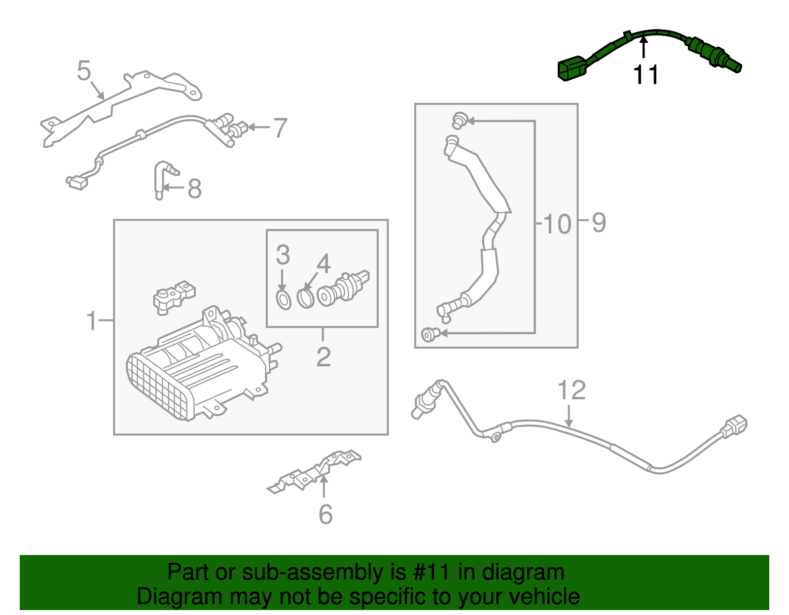 PY8V-18-8G1 - Oxygen Sensor - 2016-2024 Mazda | Mazda Swag
